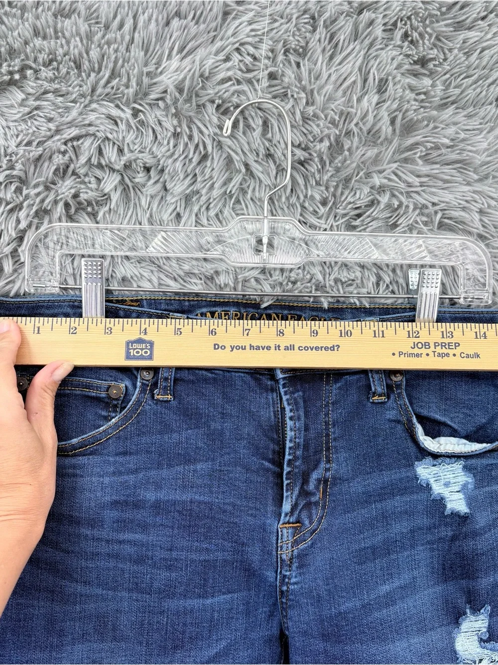 American Eagle Outfitters Jeans Mens 30 Blue Skinny Extreme Flex Distressed